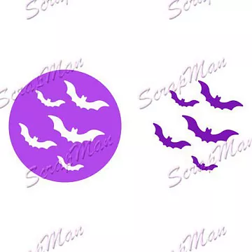 Нож "Летучие мыши", 6,5 см (Scrapman)