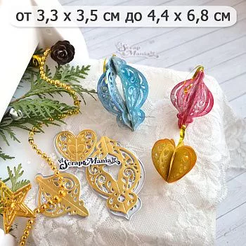 Новогодних ножей для вырубки много не бывает, новинки 3D игрушки на елочкку!