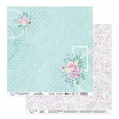 Бумага "В расцвете. Бирюзовый" (Mr.Painter)