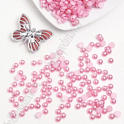 Набор полужемчужин "Сиреневый", диаметр 6 мм, 15 гр