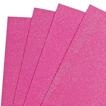 Лист фоамирана А4 с глиттером "Premium перламутр. Ярко-розовый", 2 мм