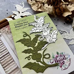 Нож "Падуб с ягодками", 9,5х6,5 см (AgiArt) Нож "Падуб с ягодками", 9,5х6,5 см (AgiArt)