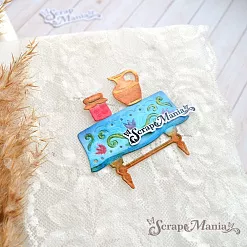 Нож "Русские сказки. Скатерть-самобранка", 4,6х7 см (ScrapMania)