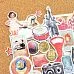 Набор высечек из бумаги "СССР. Олимпийский мишка", 34 шт (ScrapMania)