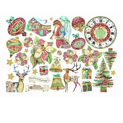 Набор вырубок "Christmas greeting", 38 шт (Stamperia) Набор вырубок "Christmas greeting", 38 шт (Stamperia)