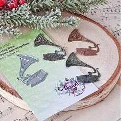 Нож "Старинный граммофон", 6х4,6 см (AgiArt)