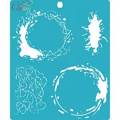 Трафарет "Кляксы 2" (CraftStory) Трафарет "Кляксы 2" (CraftStory)