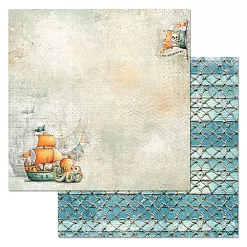 Бумага "Маленький пират. Осьминог" (ScrapMania)