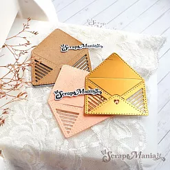 Нож "Конверты. С любовью", 6,5х7,5 см (ScrapMania)