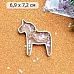 Шейкер "Новогодние гномы. Лошадка маленькая", 6,6х7,1 см (ScrapMania)