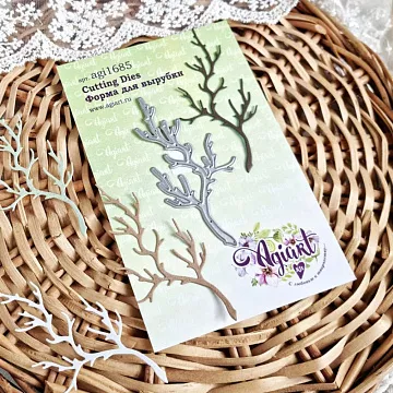 Нож "Зимняя веточка 2", 3,9х8,5 см (AgiArt)