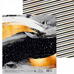 Бумага 15х15 см "Новогодняя ночь" (АртУзор)