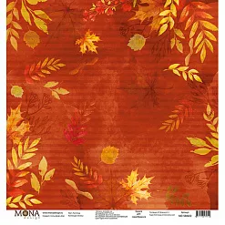 Набор бумаги 30х30 см "Осень", 12 листов (MonaDesign) Набор бумаги 30х30 см "Осень", 12 листов (MonaDesign)