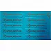 Шильдики "Ручная работа", цвет ярко-голубой матовый и золотой (Лоза)