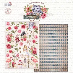 Набор бумаги А5 "Alice", 12 листов (DreamLight Studio)