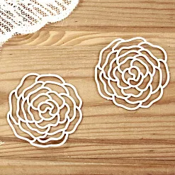 Набор украшений из чипборда "Цветы 49" (Просто небо)