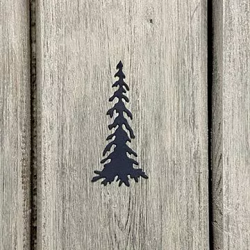 Нож "Елка 3", 3х7,5 см  (ArtScrap)