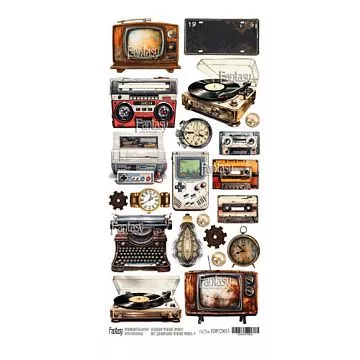 Бумага 13х28 см "Мужские правила. Лист для вырезания 4" (Fantasy)