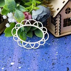 Украшение из чипборда "Рамка ришелье 3" (Лавандовый комод) Украшение из чипборда "Рамка ришелье 3" (Лавандовый комод)