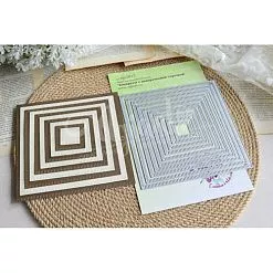 Нож "Квадраты с декоративной строчкой", 14,3х14,3 см (AgiArt)