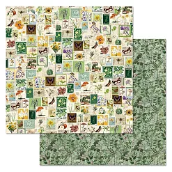 Набор бумаги 20х20 см "Заповедник", 12 листов (ScrapMania) Набор бумаги 20х20 см "Заповедник", 12 листов (ScrapMania)