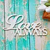 Украшение из чипборда "Love Always" (ScrapКрым)