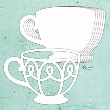 Заготовка для альбома 14х19 см "Teacup", 7 листов (Mintay)