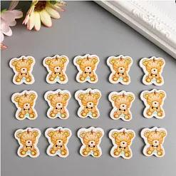 Набор деревянных пуговиц "Плюшевый мишка" (АртУзор) Набор деревянных пуговиц "Плюшевый мишка" (АртУзор)