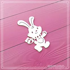 Чипборд "Зайчик", 3,3х5,4 см (СкрапМагия) Чипборд "Зайчик", 3,3х5,4 см (СкрапМагия)