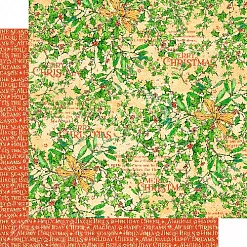 Бумага "Christmas magic. Happy holly days" (Graphic 45)