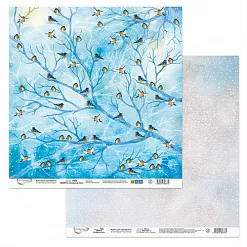Набор бумаги 30х30 см "Снежный лес", 7 листов (Mr.Painter) Набор бумаги 30х30 см "Снежный лес", 7 листов (Mr.Painter)