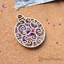 Шейкер "Фономикс. Новогодний. Елочный шар ажурный маленький", 6х7,2 см (ScrapMania) Шейкер "Фономикс. Новогодний. Елочный шар ажурный маленький", 6х7,2 см (ScrapMania)