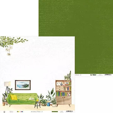 Бумага "The Garden of Books - 02"  (Piatek13)