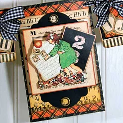 Набор бумаги 30х30 см "ABC primer. Букварь", 24 листа (Graphic 45)