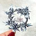 Набор высечек из ткани "Морозные цветы", 25 шт (RozeFlowers)