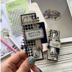 Штамп "Картотека", 6х3,1 см (AgiArt) Штамп "Картотека", 6х3,1 см (AgiArt)