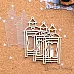 Шейкер "Новогодние гномы. Фонарь со свечой мини", 3,5х7 см (ScrapMania)