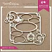 Украшение из чипборда "Метрика. Карета" (ScrapКрым)