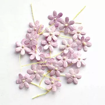 Набор маленьких цветов "Светло-сиреневые", 20 шт (Craft)