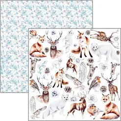 Набор бумаги 30х30 см "Winter Journey", 8 листов (Ciao bella)