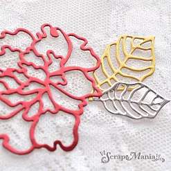 Нож "Листья", 4,6х4,3 см (ScrapMania)