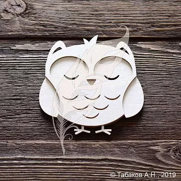 Заготовка для тиснения "Совенок" (ArtLines)