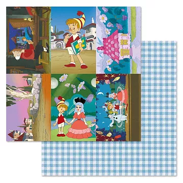 Бумага "Буратино. Лист 5" (ScrapMania)