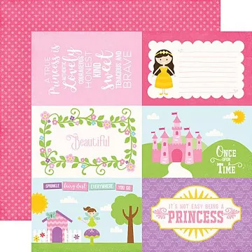 Бумага "Perfect princess. Journaling cards 2" (Echo Park)