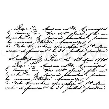 Штамп "Французское письмо" (Скрапклуб)