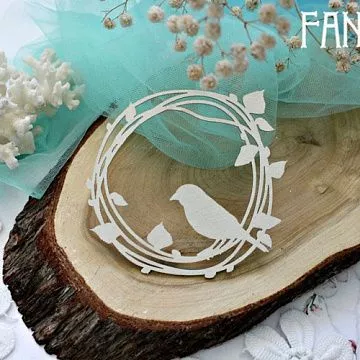 Украшение из чипборда "Ботаника 523" (Fantasy)