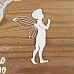 Чипборд "Эльф", 5,8х5 см (Просто небо)