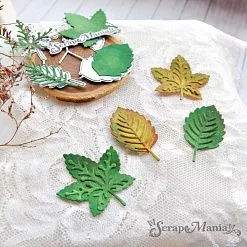 Нож "Листья леса. Куст и дерево", 3,8х4 см (ScrapMania)