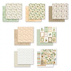 Набор бумаги 20х20 см "Еловый аромат", 7 листов (Mr.Painter)