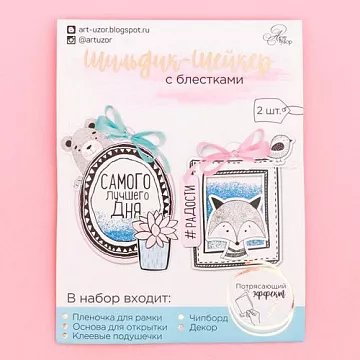 Набор для создания шейкеров "Самый лучший день", 2 шт (АртУзор)